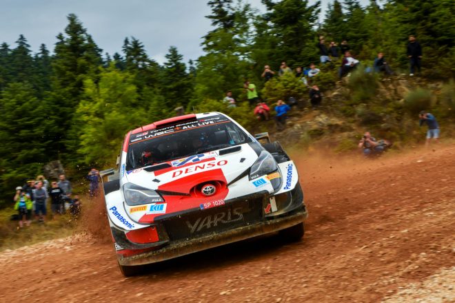 最年少優勝からわずか2戦目、早くもキャリア2勝目を挙げたカッレ・ロバンペラ（トヨタ・ヤリスWRC）　2021年WRC第9戦ギリシャ