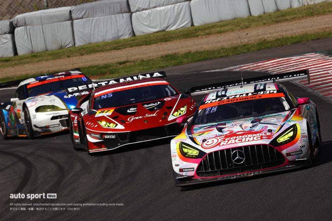 2021スーパーGT第5戦SUGO グッドスマイル 初音ミク AMG(谷口信輝/片岡龍也)