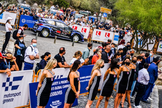 ジョルダン・セルデリディス（フォード・フィエスタWRC）　2021年WRC第9戦アクロポリス・ラリー・ギリシャ