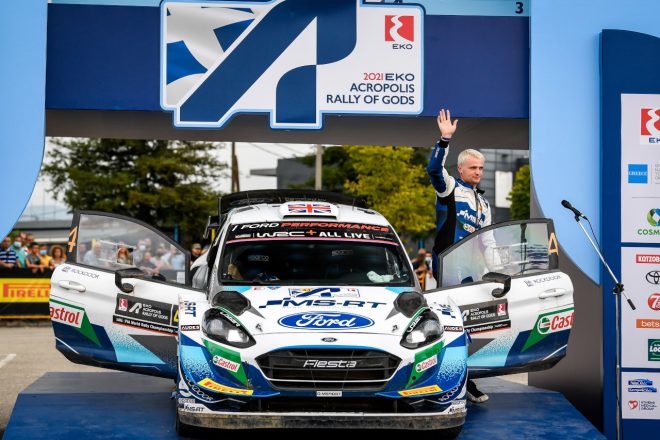 ガス・グリーンスミス（フォード・フィエスタWRC）　2021年WRC第9戦ギリシャ