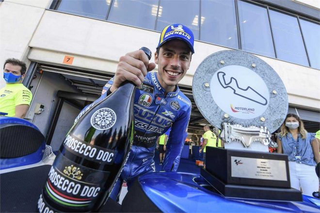 2021年MotoGP第13戦アラゴンGP　ジョアン・ミル（チーム・スズキ・エクスター）