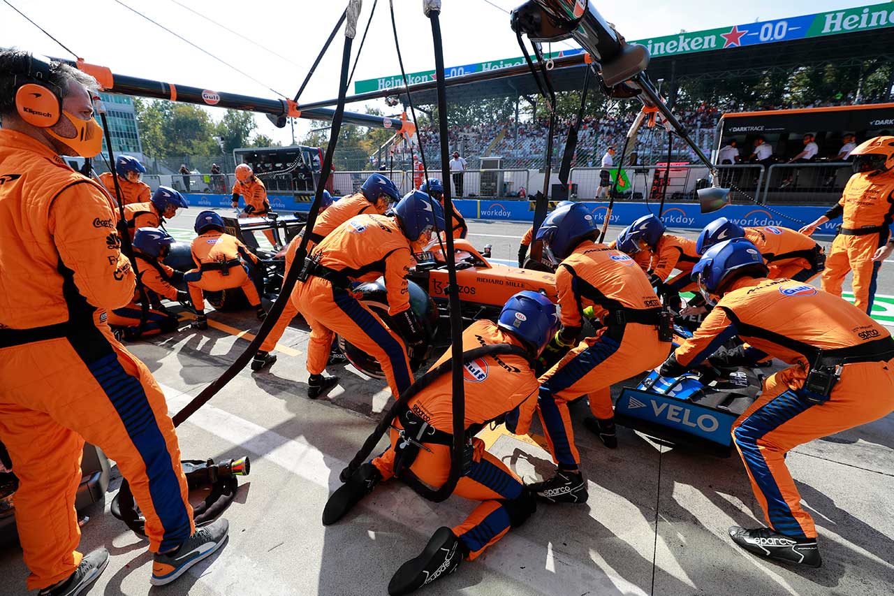 2021年F1第14戦イタリアGP　ダニエル・リカルド（マクラーレン）