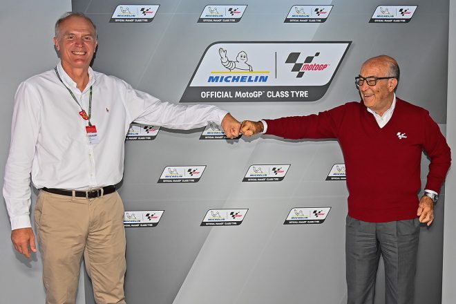 ミシュラン、MotoGP最高峰クラスのタイヤサプライヤーを2026年まで契約延長