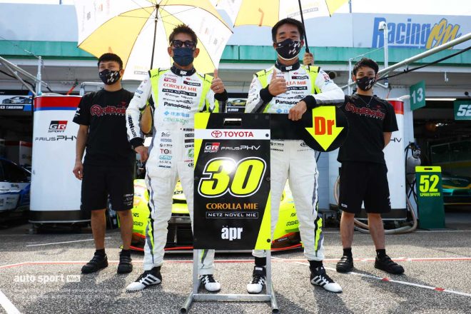 2021スーパーGT第5戦SUGO　TOYOTA GR SPORT PRIUS PHV apr GT（永井宏明／織戸学）