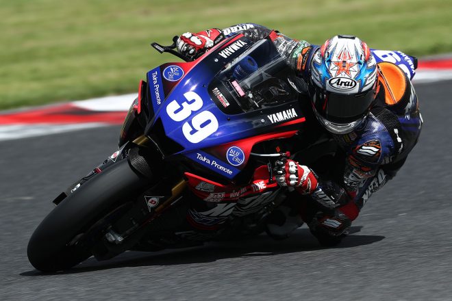 岡本裕生（BLUcRUニトロレーシング51ガレージ YAMAHA）／2021年全日本ロード第7戦オートポリス ST1000 予選
