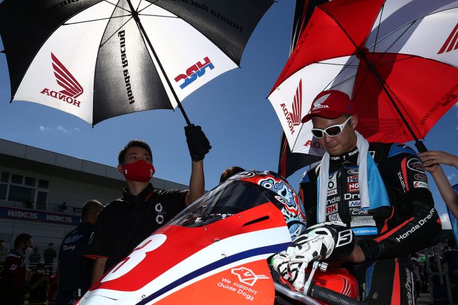 濱原颯道（Honda Dream RT 桜井ホンダ）／2021年全日本ロード第7戦オートポリス JSB1000 レース1