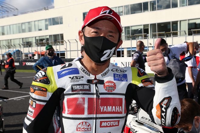 中須賀克行（YAMAHA FACTORY RACING TEAM）／2021年全日本ロード第7戦オートポリス JSB1000 レース1