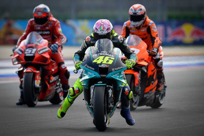 2021年MotoGP第14戦サンマリノGP　バレンティーノ・ロッシ（ペトロナス・ヤマハSRT）