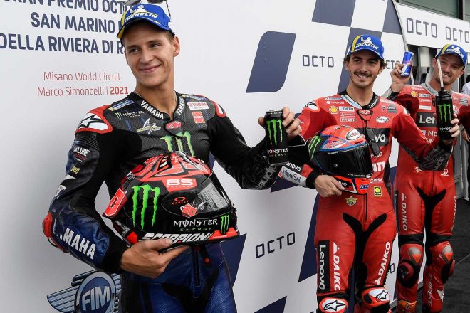 2021年MotoGP第14戦サンマリノGP　ファビオ・クアルタラロ（モンスターエナジー・ヤマハMotoGP）