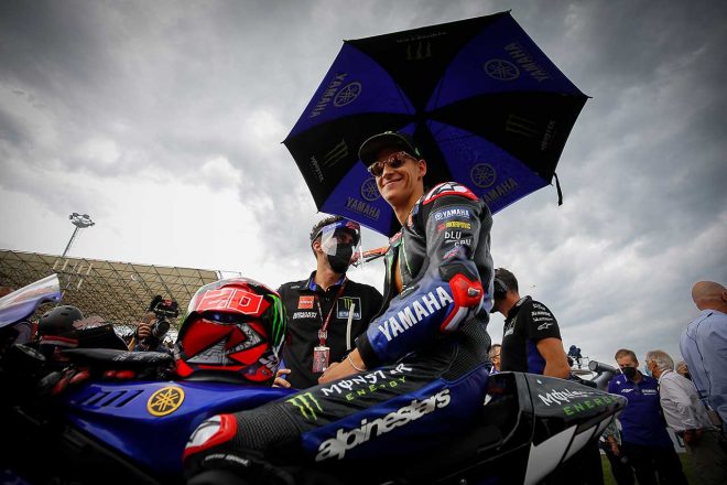 2021年MotoGP第14戦サンマリノGP　ファビオ・クアルタラロ（モンスターエナジー・ヤマハMotoGP）