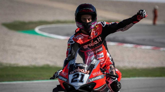 2021年SBK第9戦カタルーニャ　レース2：マイケル・ルーベン・リナルディ（Aruba.it Racing - Ducati）