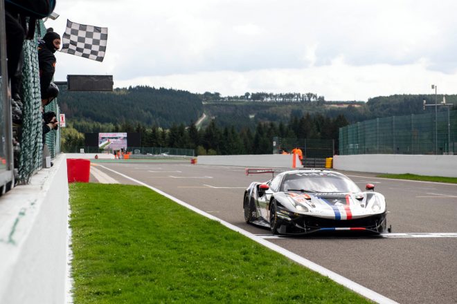 GTEクラスを制したAFコルセの88号車フェラーリ488 GTE Evo