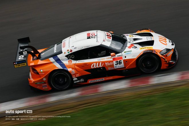 2021スーパーGT第5戦SUGO　au TOM’S GR Supra（関口雄飛／坪井翔）