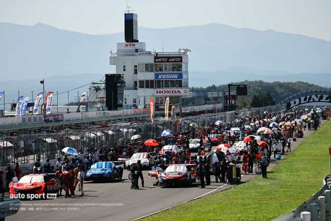 2年ぶりのSUGO開催。決勝日は晴天に恵まれ、気温も上昇した。