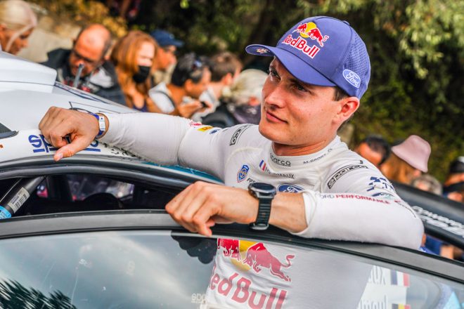 2021年シーズン、WRCクラスにステップアップしたアドリアン・フルモー（フォード・フィエスタWRC）