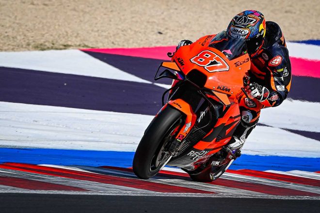 MotoGPミサノ公式テスト2日目　レミー・ガードナー（テック3KTMファクトリー・レーシング）
