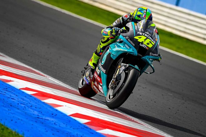 MotoGPミサノ公式テスト2日目　バレンティーノ・ロッシ（ペトロナス・ヤマハSRT）
