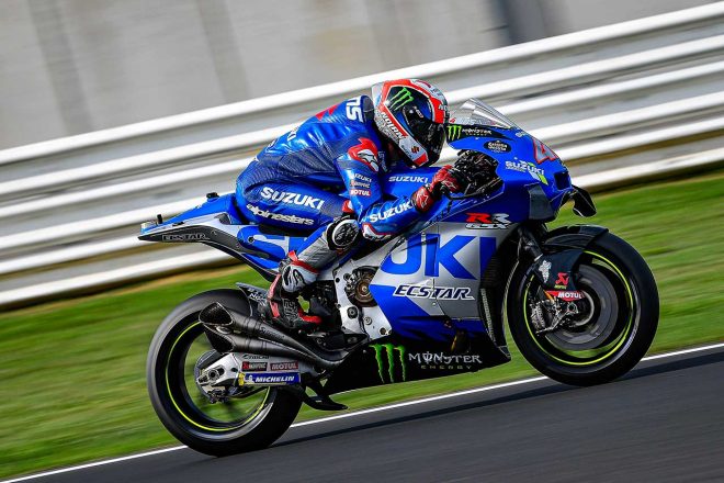MotoGPミサノ公式テスト2日目　アレックス・リンス（チーム・スズキ・エクスター）