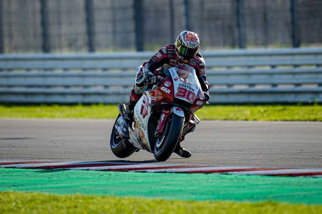 2021年MotoGPミサノ公式テスト　中上貴晶（LCRホンダ・イデミツ）