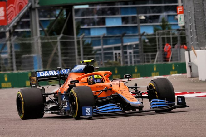 2021年F1第15戦ロシアGP　ランド・ノリス（マクラーレン）