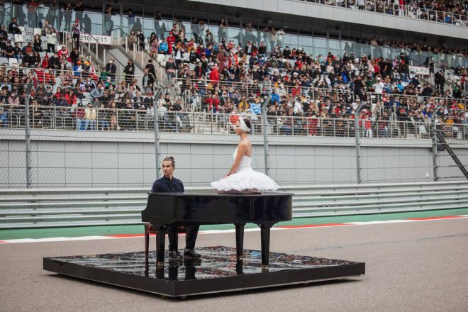 2021年F1第15戦ロシアGP　国歌斉唱