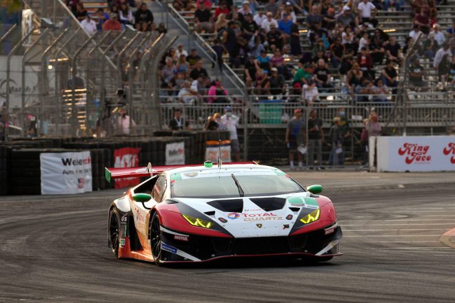 2020年デイトナ24時間以来、18カ月ぶりの勝利を挙げたポール・ミラー・レーシングの1号車ランボルギーニ・ウラカンGT3 Evo