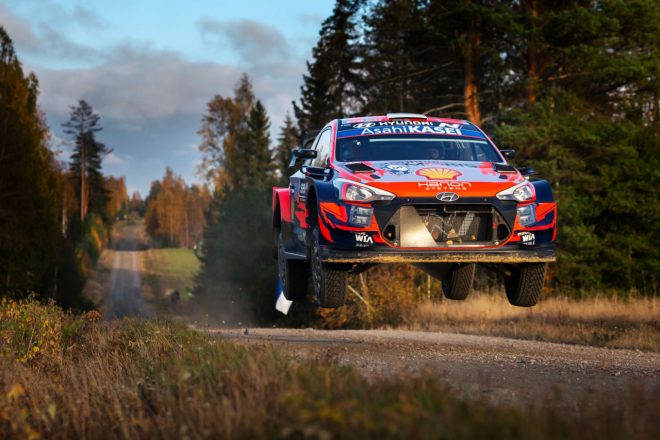 オット・タナク（ヒュンダイi20クーペWRC）　2021年WRC第10戦フィンランド