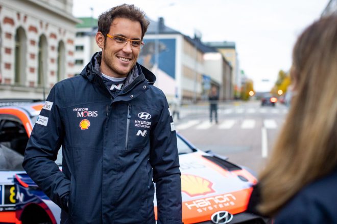 ティエリー・ヌービル（ヒュンダイi20クーペWRC）　2021年WRC第10戦フィンランド