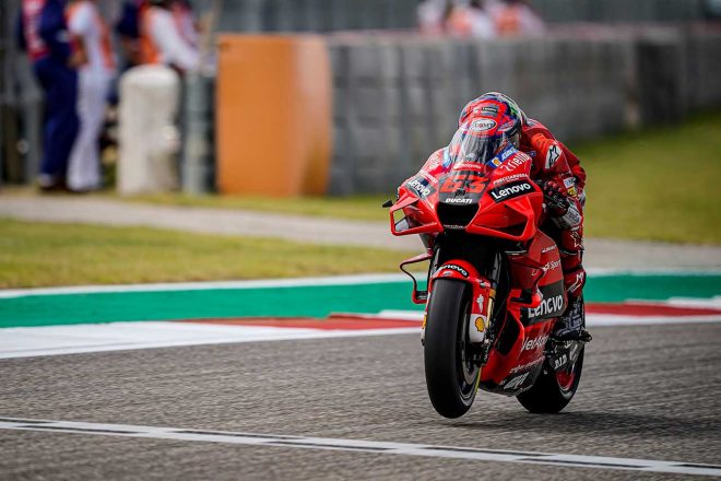 2021年MotoGP第15戦アメリカズGP　フランセスコ・バニャイア（ドゥカティ・レノボ・チーム）