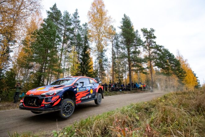オット・タナク（ヒュンダイi20クーペWRC）　2021年WRC第10戦フィンランド