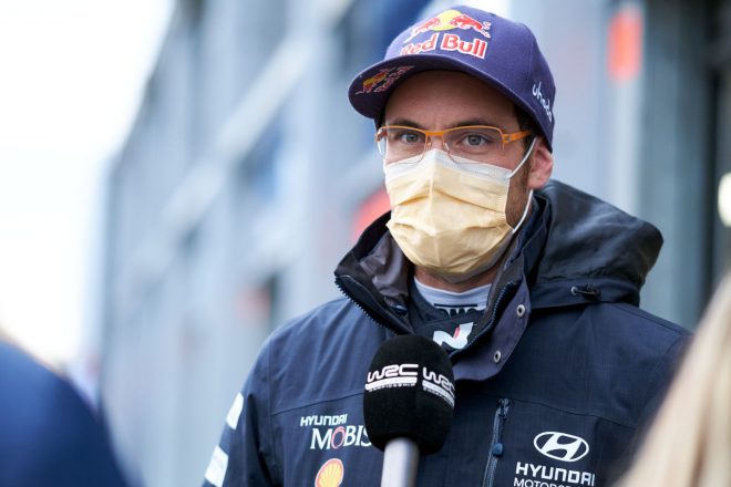 ティエリー・ヌービル（ヒュンダイi20クーペWRC）　2021年WRC第10戦フィンランド