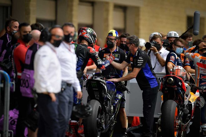 2021年MotoGP第15戦アメリカズGP　ファビオ・クアルタラロ（モンスターエナジー・ヤマハMotoGP）