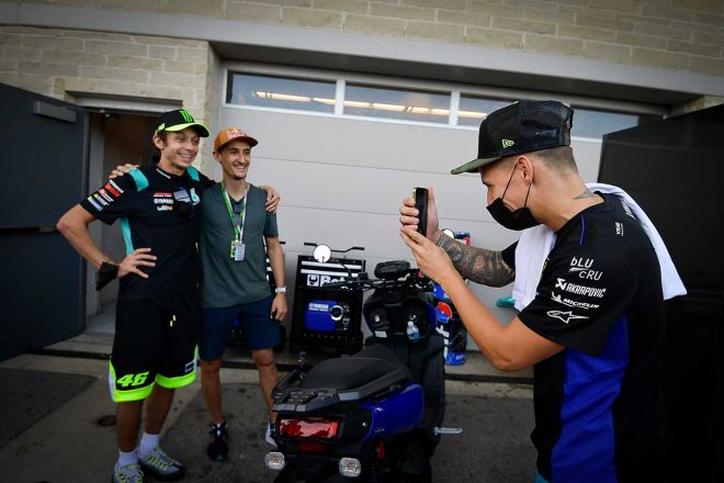 2021年MotoGP第15戦アメリカズGP　バレンティーノ・ロッシ（ペトロナス・ヤマハSRT）