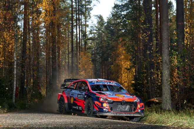 オット・タナク（ヒュンダイi20クーペWRC）　2021年WRC第10戦フィンランド