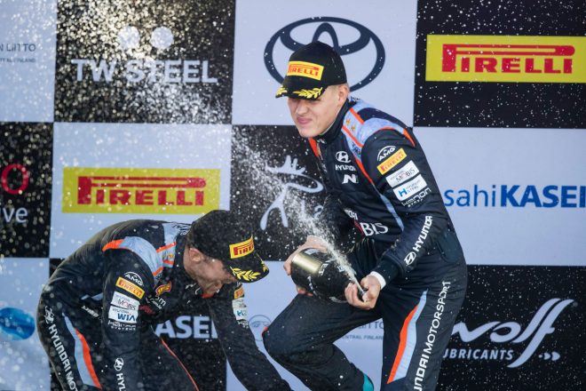 オット・タナク（ヒュンダイi20クーペWRC）　2021年WRC第10戦フィンランド