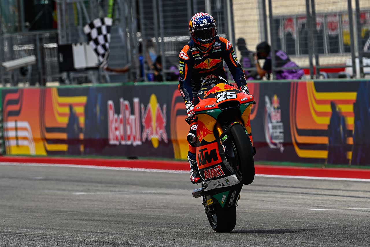 2021年MotoGP第15戦アメリカズGP　Moto2クラス：ラウル・フェルナンデス（Red Bull KTM Ajo）が優勝を飾る