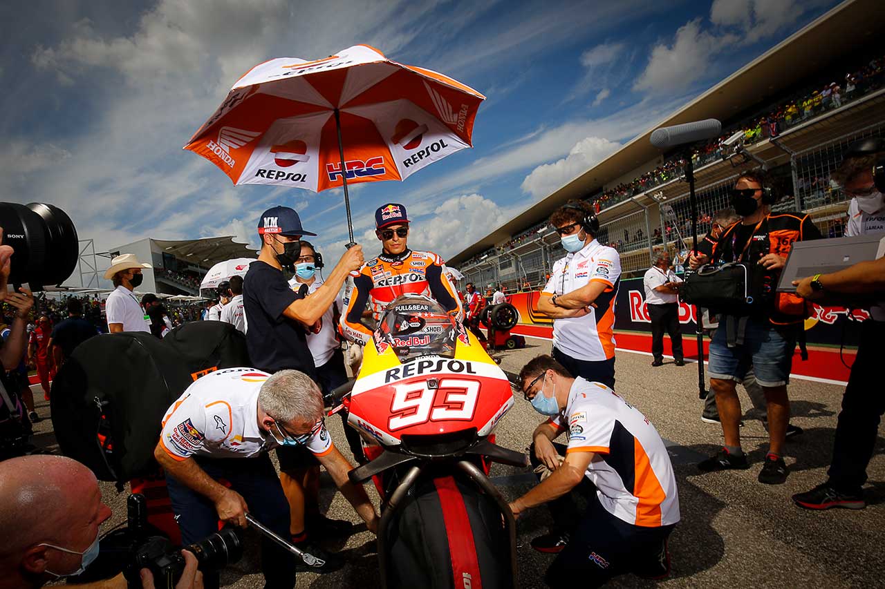 2021年MotoGP第15戦アメリカズGP　マルク・マルケス（レプソル・ホンダ・チーム）