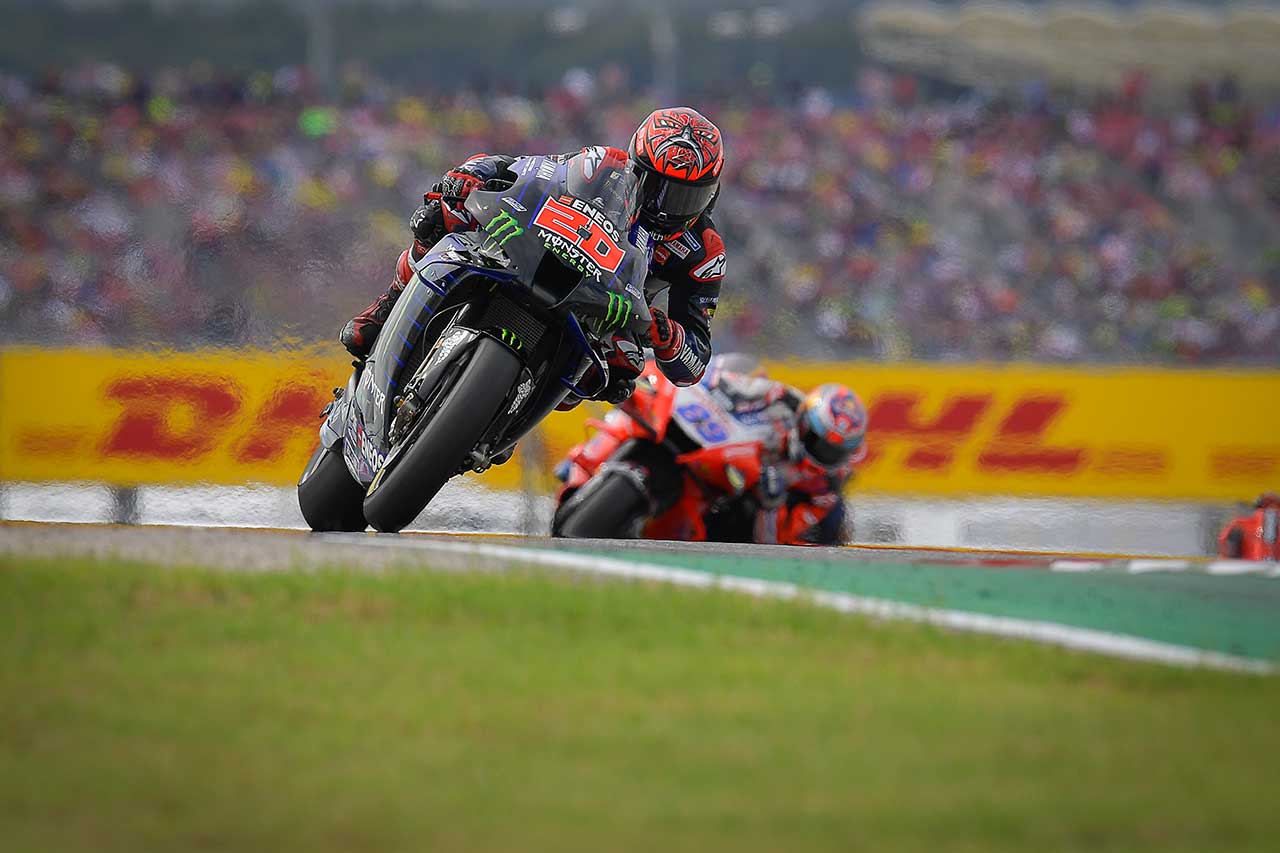 2021年MotoGP第15戦アメリカズGP　ファビオ・クアルタラロ（モンスターエナジー・ヤマハMotoGP）