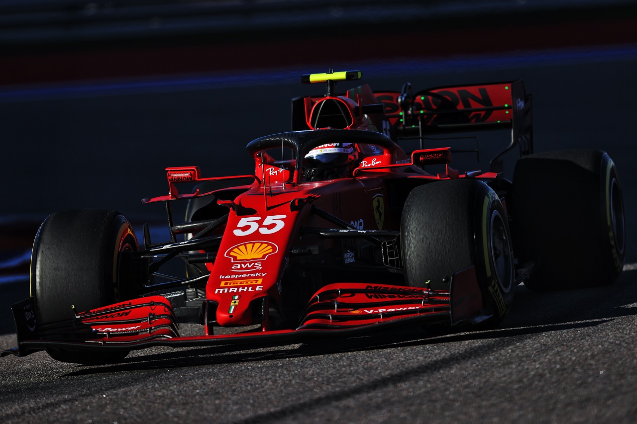2021年F1第15戦ロシアGP　カルロス・サインツJr.（フェラーリ）