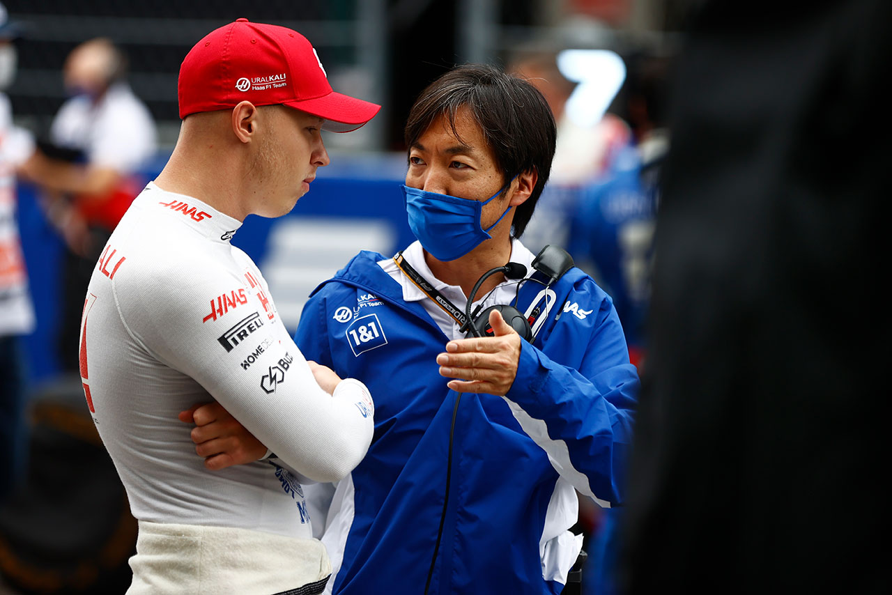 ニキータ・マゼピン（ハース）＆小松礼雄エンジニアリングディレクター