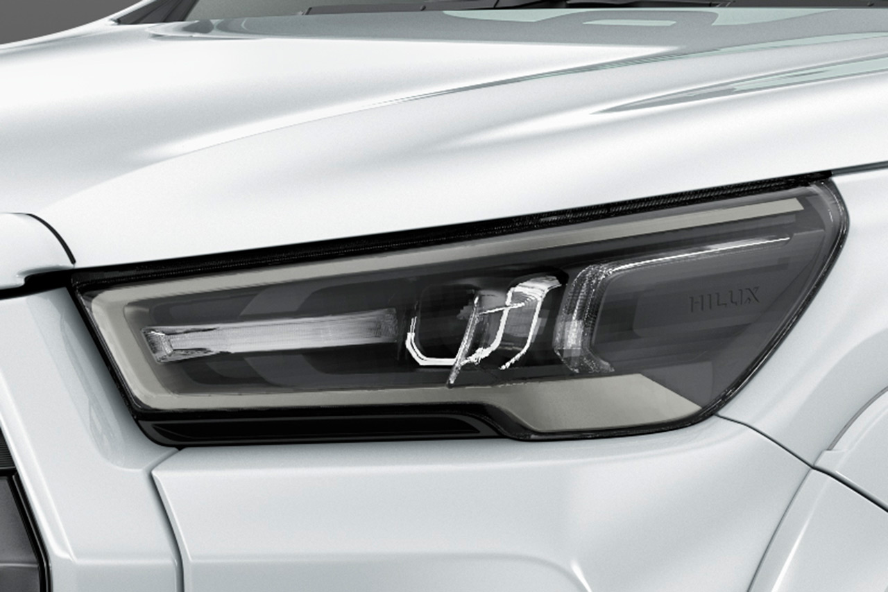 トヨタ・ハイラックス『Z“GR SPORT”』Bi-BeamLEDヘッドランプ（オートレベリング機能・専用加飾付）