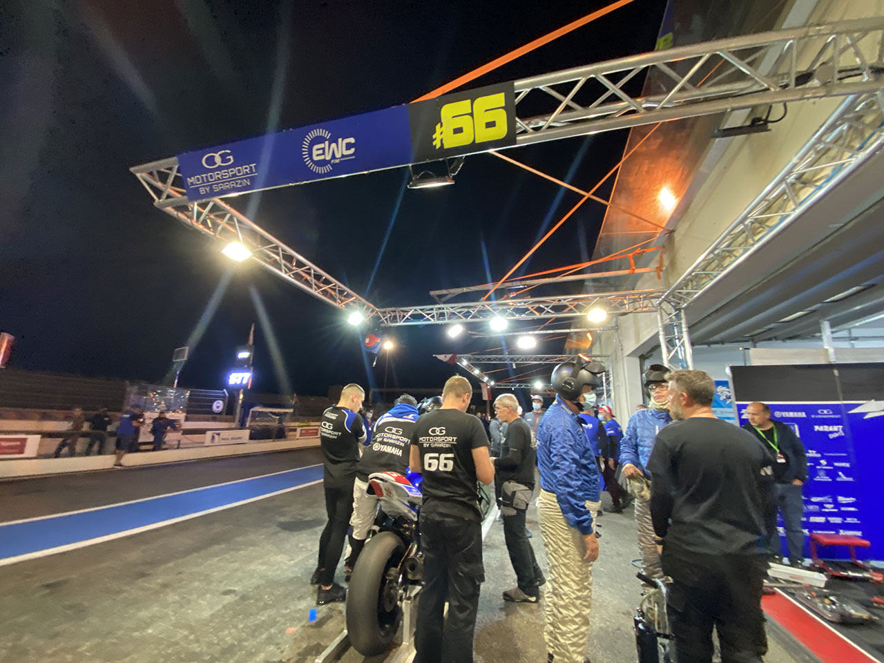 OG Motorsport BY Sarazinのピット／2021EWC第3戦ボルドール24時間 渥美心