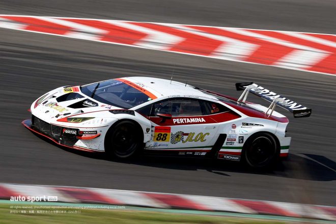 2021スーパーGT第5戦SUGO　JLOC ランボルギーニ GT3（小暮卓史／元嶋佑弥）