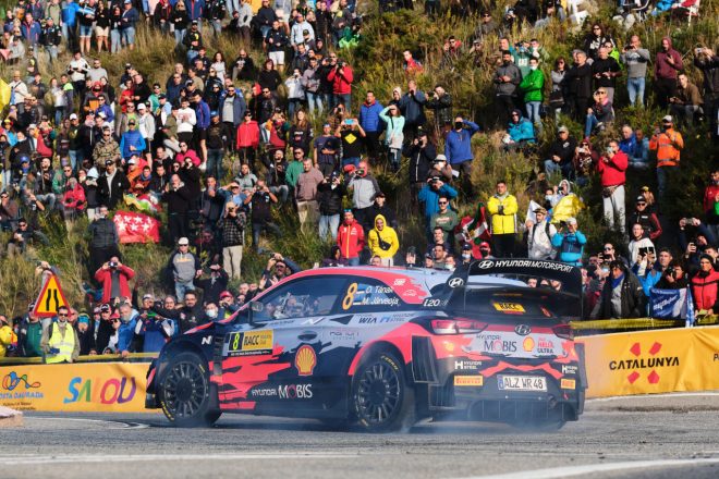 オット・タナク（ヒュンダイi20クーペWRC）　2021年WRC第11戦スペイン