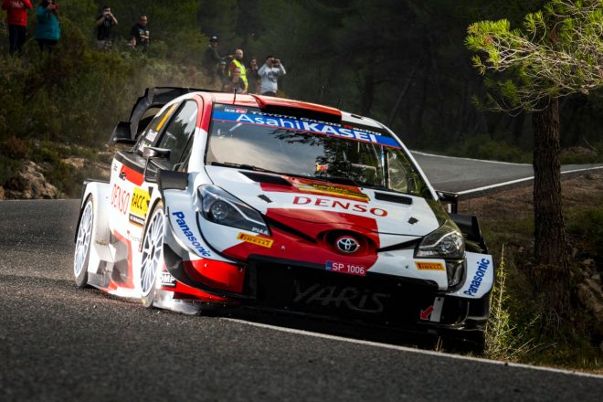 勝田貴元／アーロン・ジョンストン組（トヨタ・ヤリスWRC）　2021年WRC第11戦スペイン