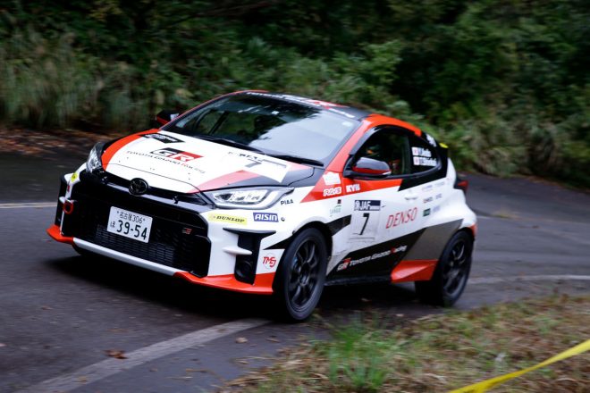 眞貝知志／安藤裕一組（トヨタGRヤリスGR4ラリー）