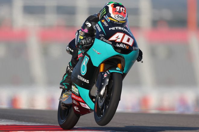 Moto3：ダリン・ビンダー（Petronas Sprinta Racing）／2021MotoGP第15戦アメリカズGP