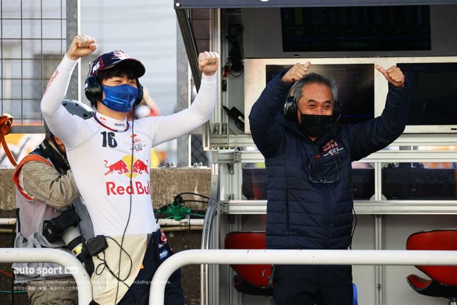 2021スーパーGT第6戦オートポリス　大湯都史樹と田中祥克監督（Red Bull MOTUL MUGEN NSX-GT）