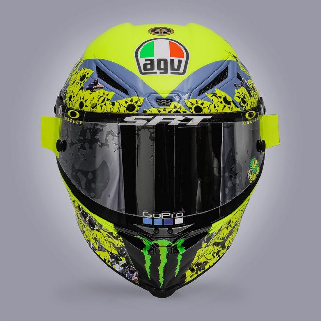 バレンティーノ・ロッシのスペシャルヘルメット／2021MotoGP第16戦エミリア・ロマーニャGP