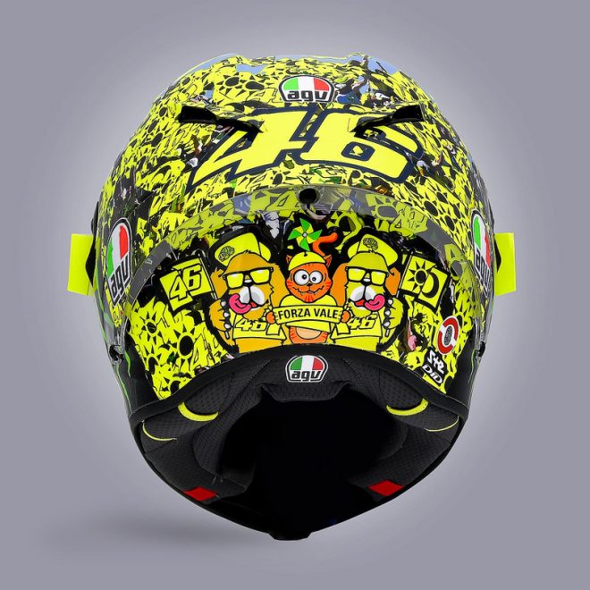バレンティーノ・ロッシのスペシャルヘルメット／2021MotoGP第16戦エミリア・ロマーニャGP